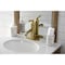 Kingston Brass KS7417ACL American Classic Single-Handle Bathroom Faucet, Brushed Brass KS7417ACL - alternate 3